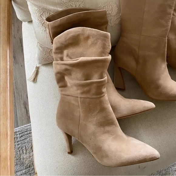 Vince Camuto Sonbela leather suede slouchy bootie - Picture 2 of 10